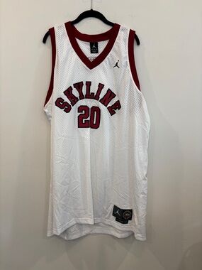 Gary Payton #20 Skyline 1985 Jordan TAG Jersey 3XL Vintage Rare #A74